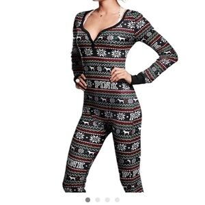 PINK Victoria's Secret Women’s One Piece in Black and White